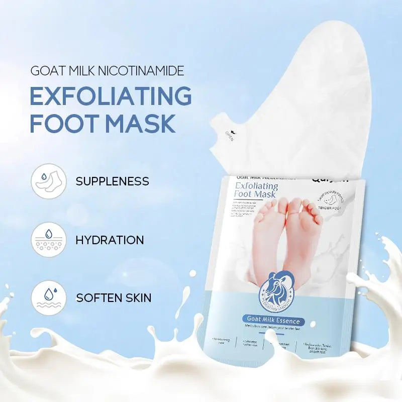 Heel Harmony — Goat Milk Foot Renewal Mask (infused with Niacinamide & Glycerin)