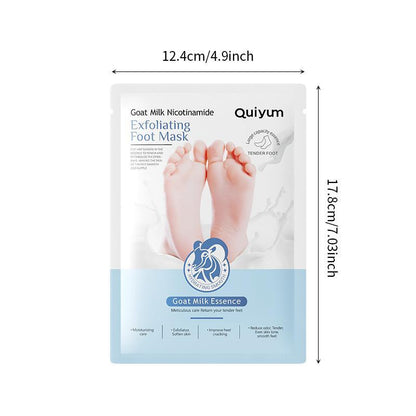Heel Harmony — Goat Milk Foot Renewal Mask (infused with Niacinamide & Glycerin)